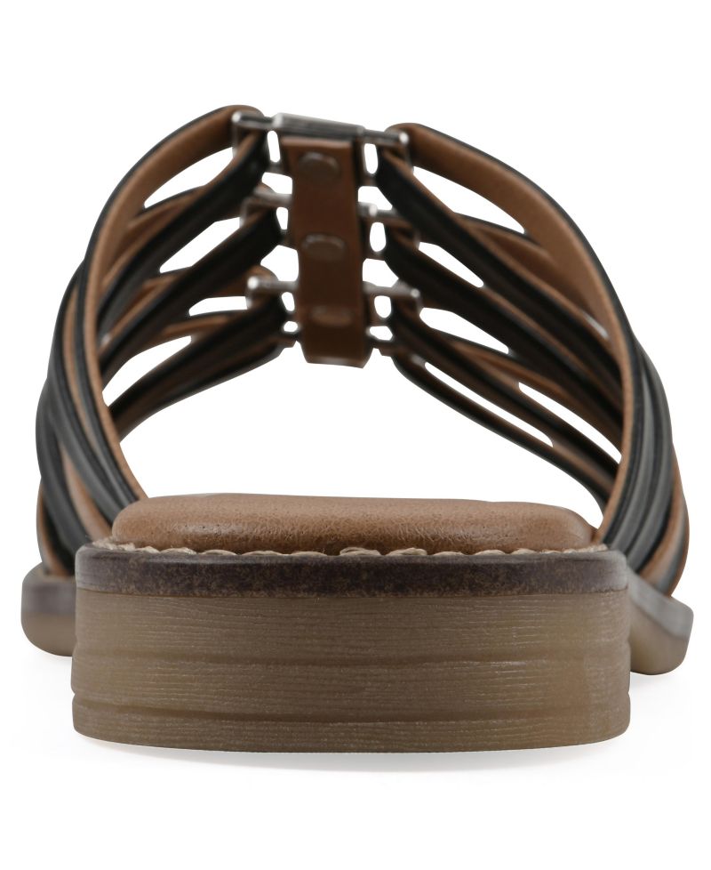 Women's Mazy Slip-On Flat Sandals