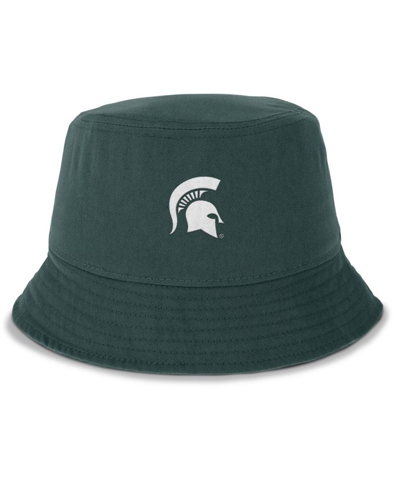 Men's Green Michigan State Spartans Apex Primetime Bucket Hat