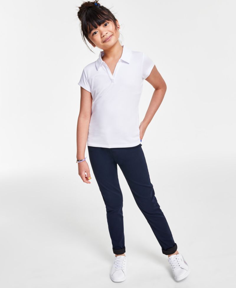 Big Girls Uniform 5 Pocket Stretch Sateen Skinny Pants