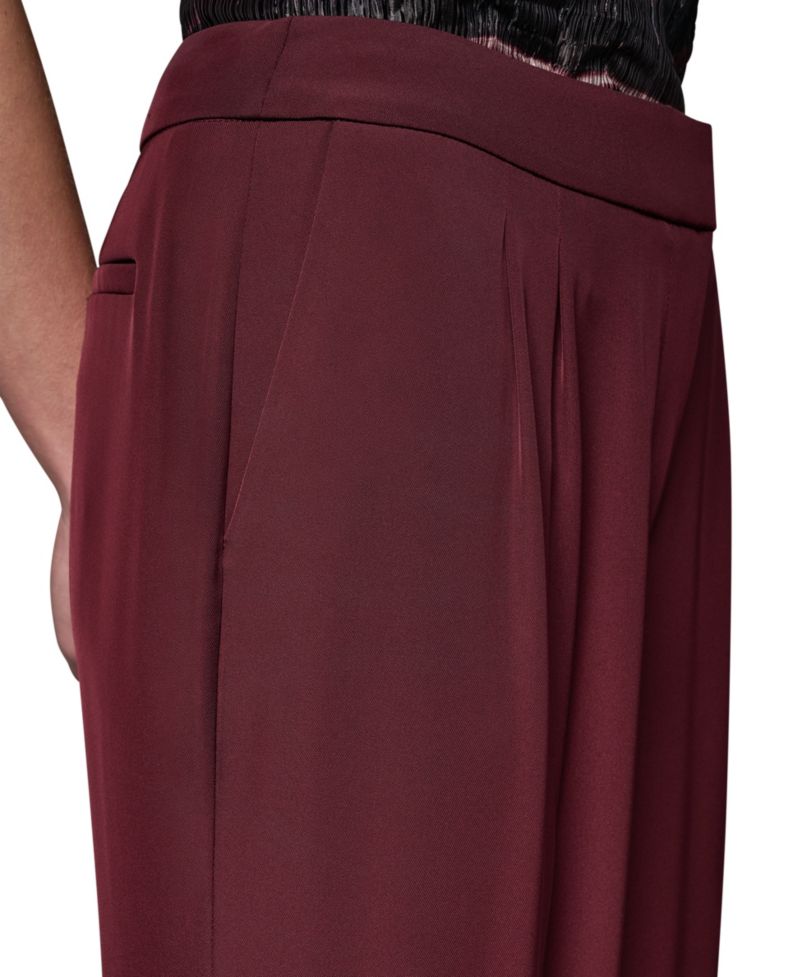 Petite High-Waisted Wide-Leg Pants