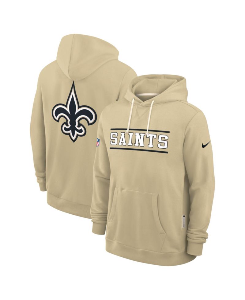 Men's Gold New Orleans Saints Standard Issue Replay Officials Alternate Dri-FIT Hoodie