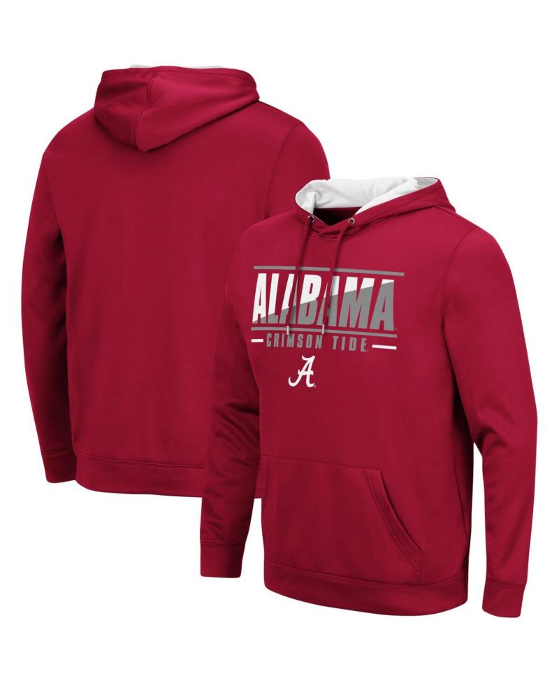Men's Alabama Crimson Tide Slash Stack 2.0 Pullover Hoodie