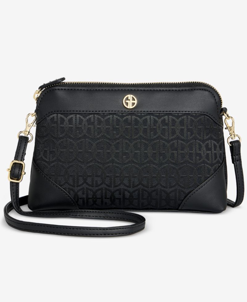 Jacquard Crossbody Wristlet