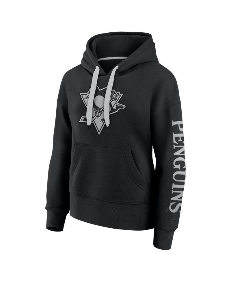 Women's Black Pittsburgh Penguins Elements Next Pullover Hoodie