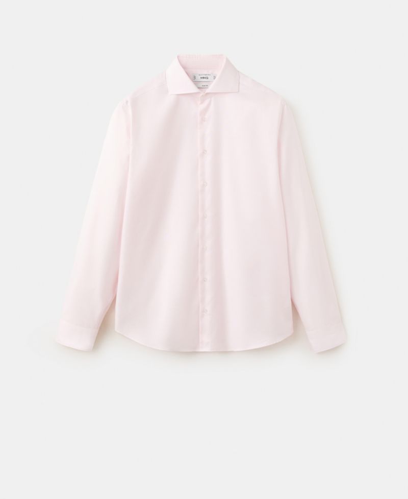 Men's Cotton Slim-Fit Suit Shirt