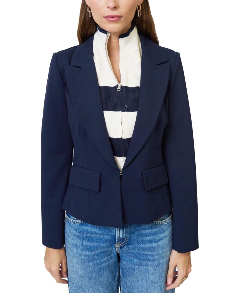 Women's Chelsea Rugby Stripe Sweater Dickey Jacket