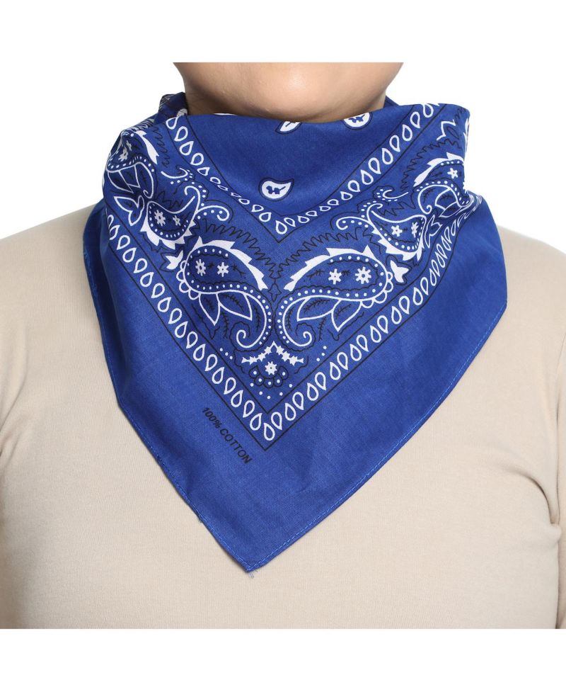 Lightweight Multicolored 22"x22" 6-Pack Bandana Set