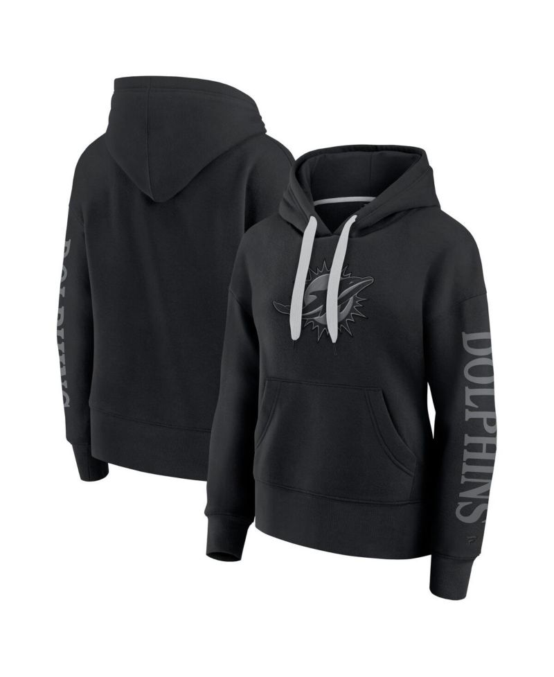 Women's Black Miami Dolphins Elements Next Pullover Hoodie