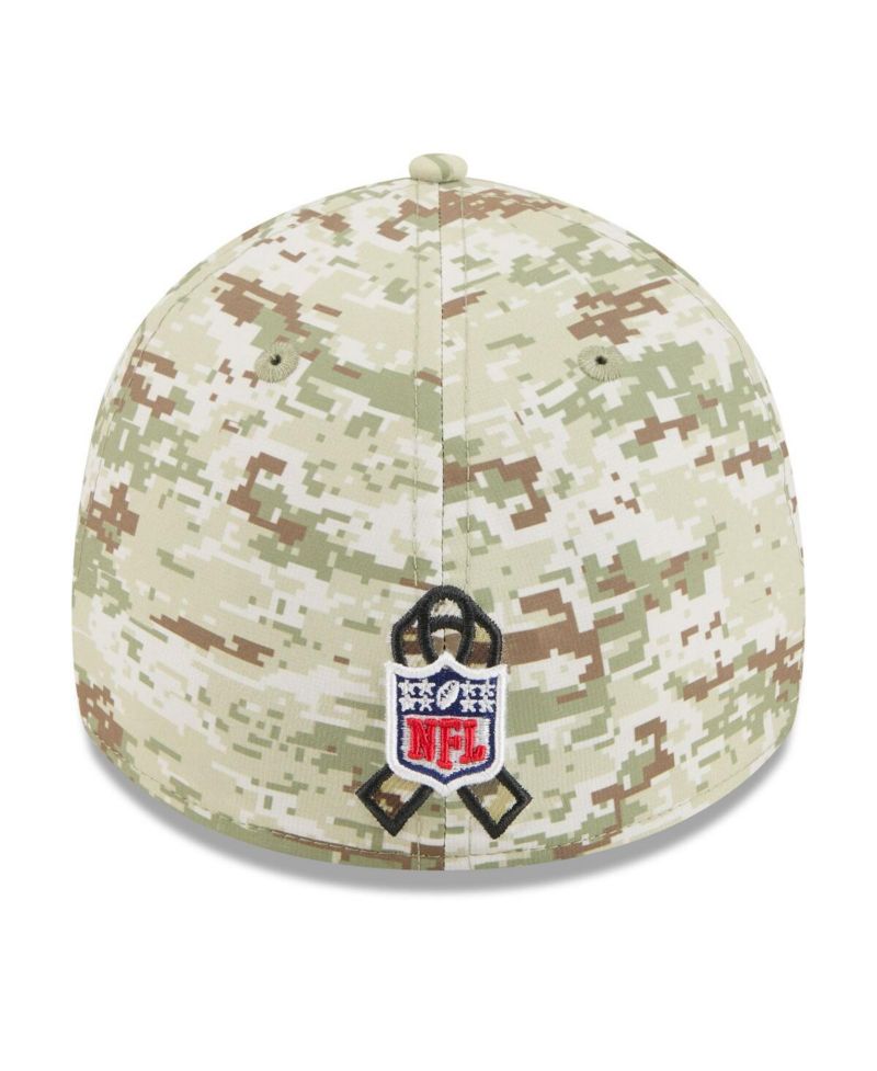 Men's Camo/Dark Green Tennessee Titans 2025 Salute to Service 39THIRTY Flex Hat