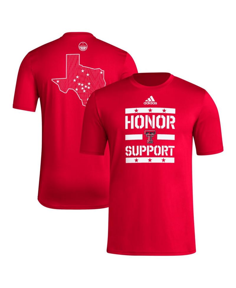 Men's Red Texas Tech Red Raiders Honor Support T-Shirt