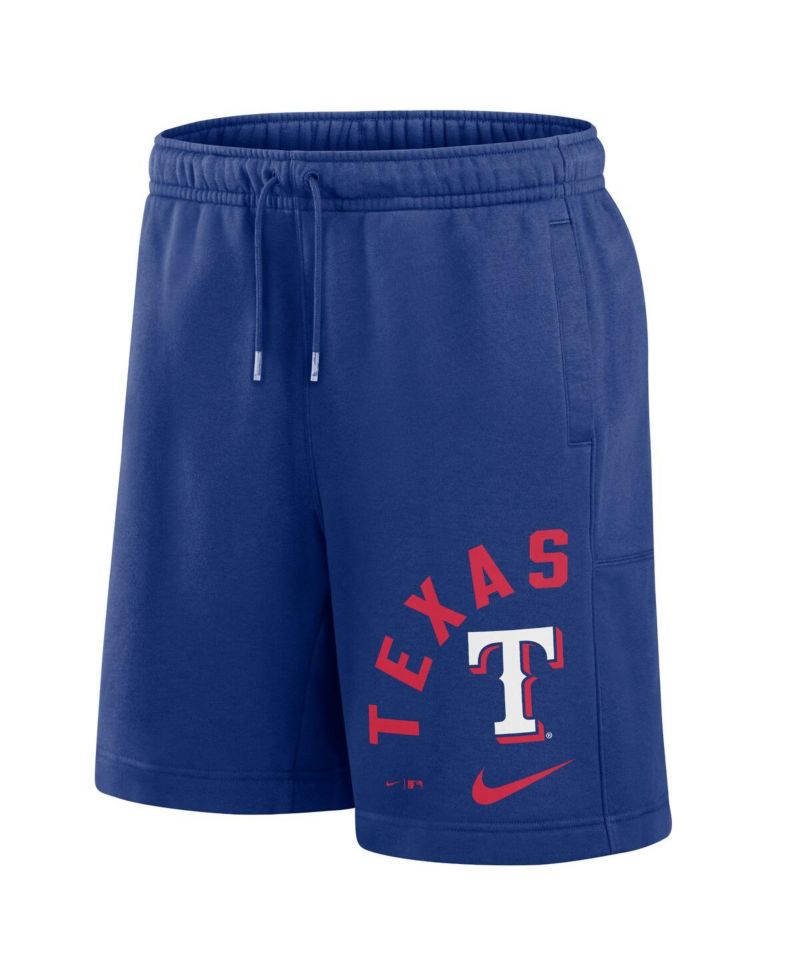Men's Royal Texas Rangers Arched Kicker Shorts
