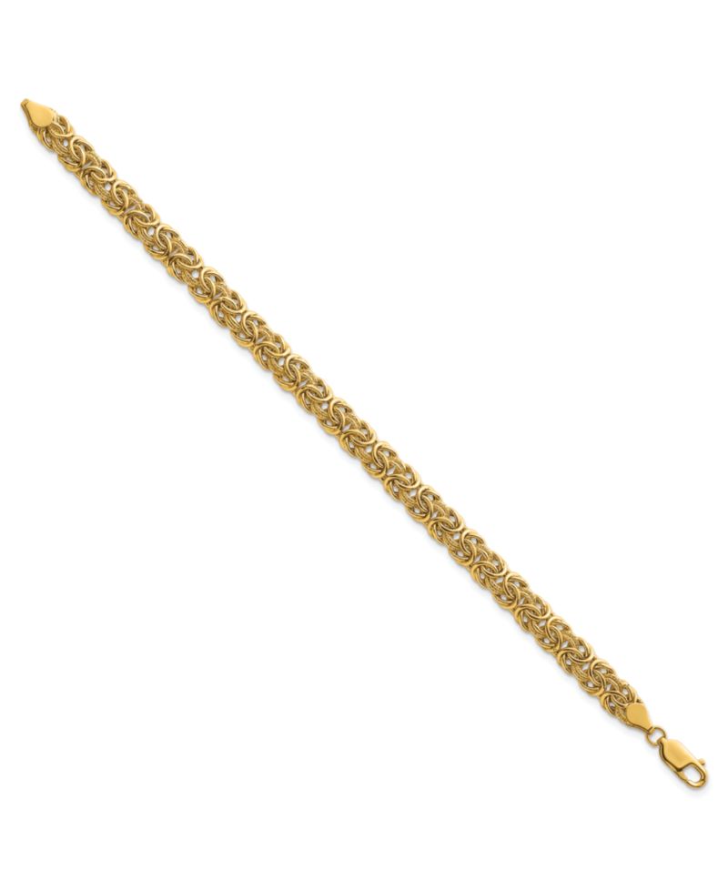 Byzantine Chain Bracelet in 18k Yellow Gold