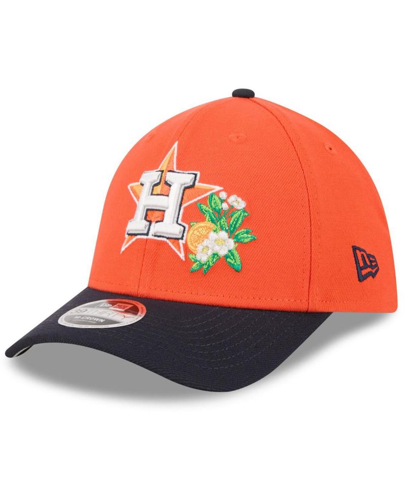 Men's Orange/Navy Houston Astros 2026 Spring Training M-Crown 39THIRTY Flex Hat