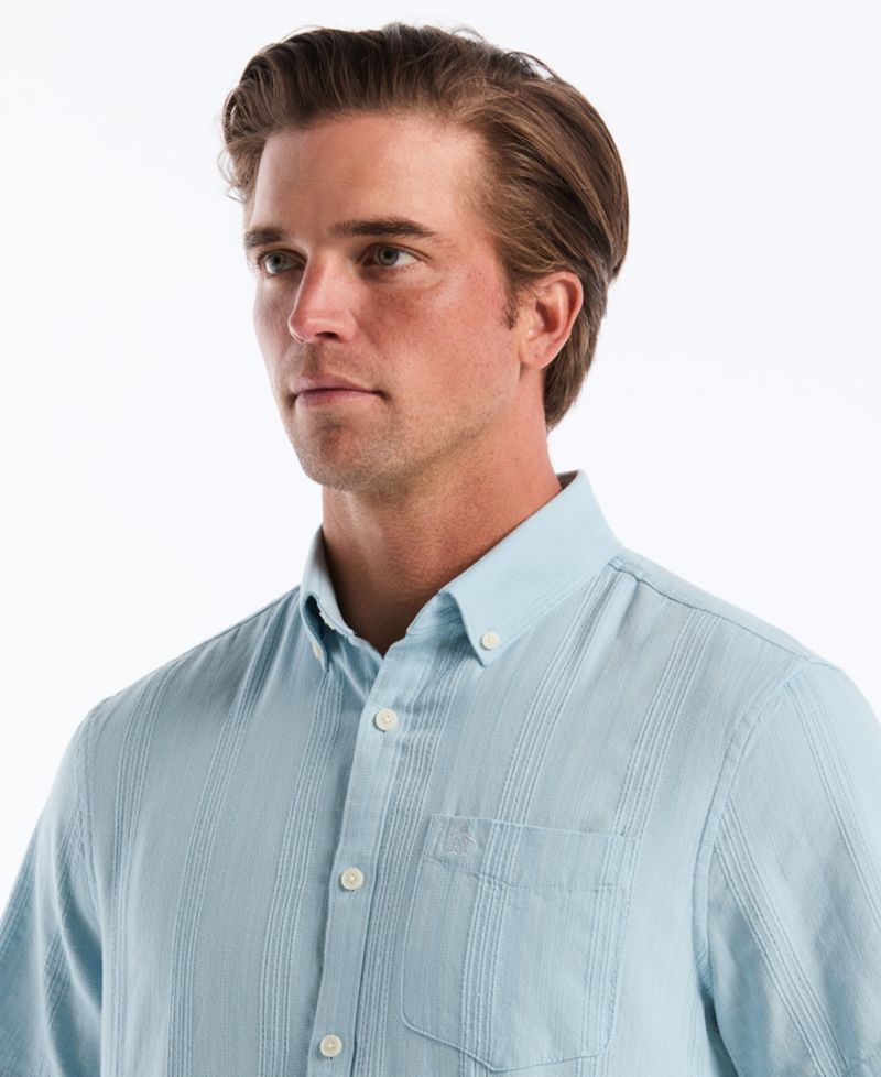 Men's Cotton Dobby Button-Down Shirt