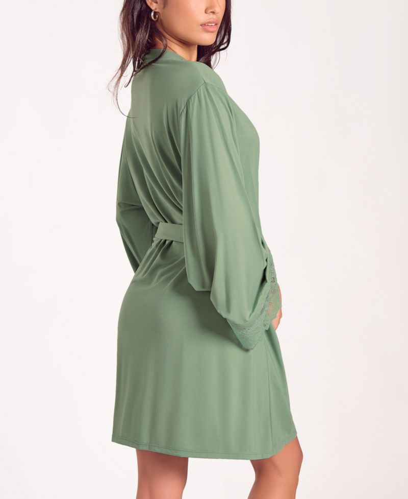 Women's Modal Stretch Knit Long-Sleeve Robe