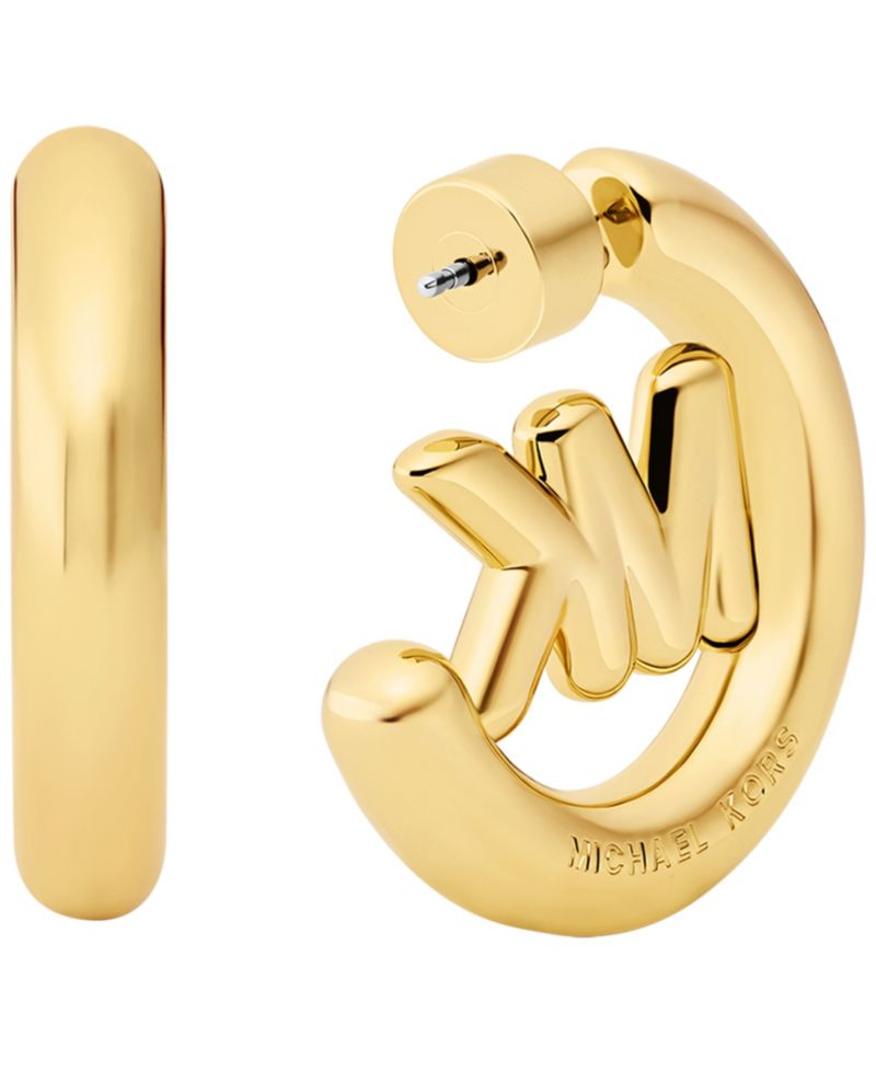 Logo Hoop Earrings