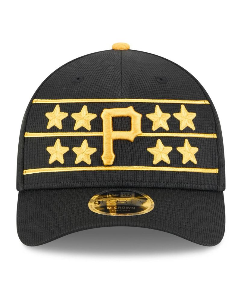Men's Black Pittsburgh Pirates 2025 Batting Practice 9FORTY M-Crown Adjustable Hat