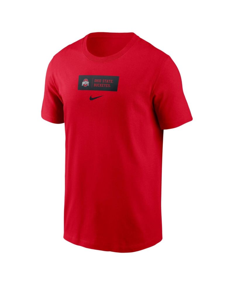 Men's Scarlet Ohio State Buckeyes Primetime Crew T-Shirt