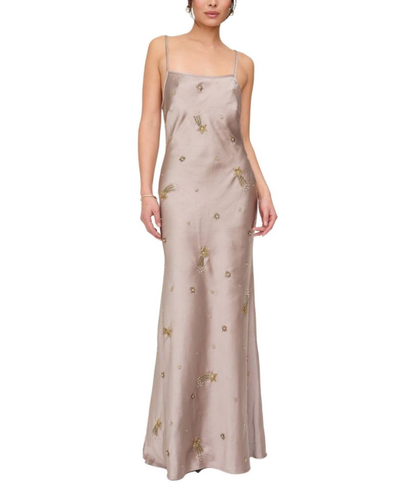 Women's Starburst All Over Embellished Ball Gown