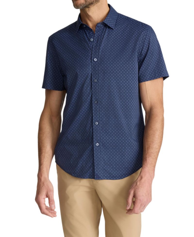 Men's Regular Fit Wrinkle-Free Performance Vandelay Button Up Shirt