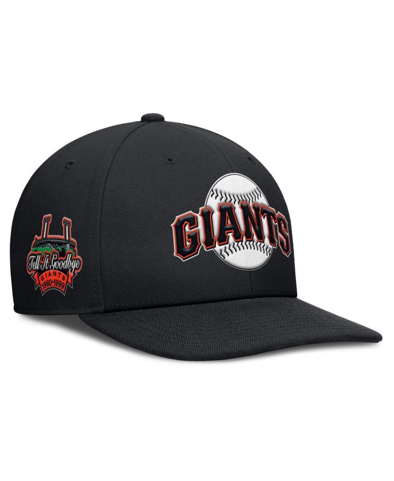 Men's Black San Francisco Giants Pro Performance Snapback Hat