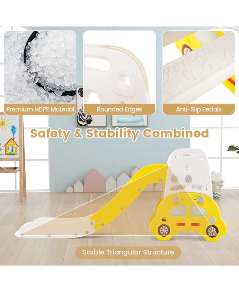 5-in-1 Convertible Double-Sided Magnetic Whiteboard Toddler Slide Set