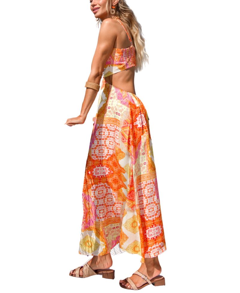 Women's June Plans Patchwork Maxi Beach Dress