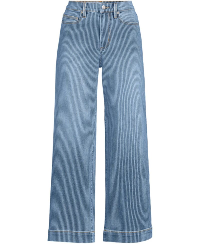 Women's Tall Recover Denim High Rise Wide Leg Crop Jeans