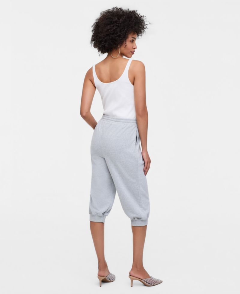 Women's Mixed Media Cropped Jumpsuit, Macy's Exclusive- Molly Rogers Capsule Collection