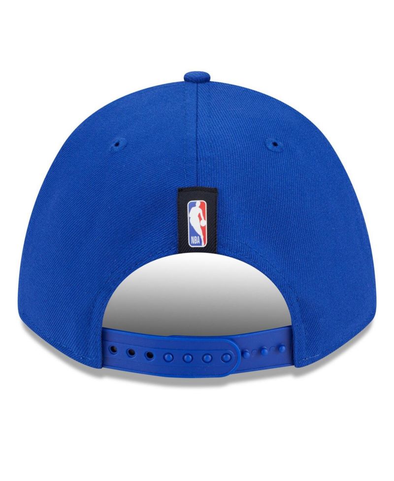 Men's Royal Golden State Warriors 2025 NBA Draft M-Crown A-Frame 9FORTY Adjustable Hat