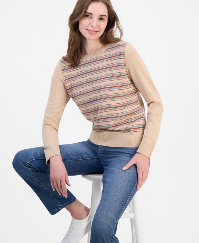 Women's Fair Isle Stripe Sweater