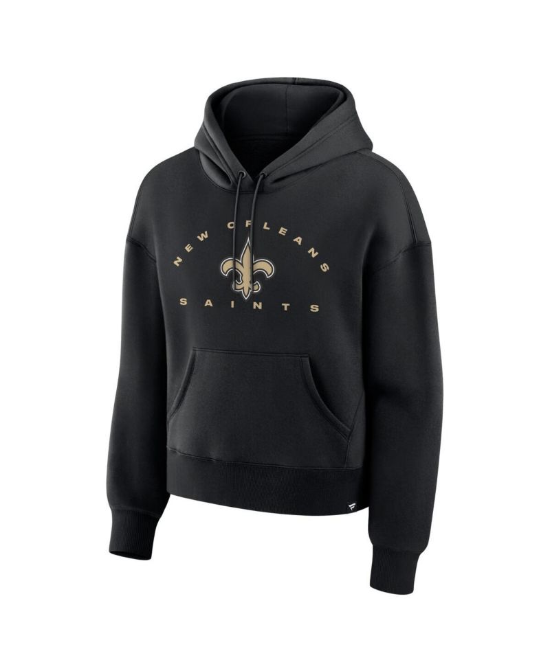 Women's Black New Orleans Saints Eligible Receiver Legacy Pullover Hoodie
