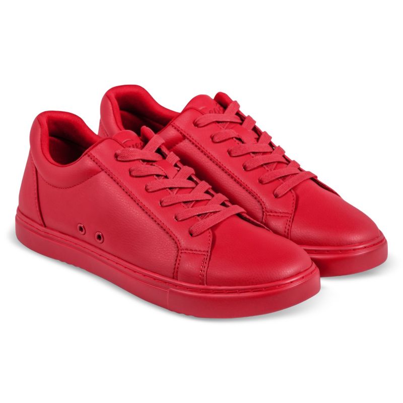 Men's Red Low-top Sneaker