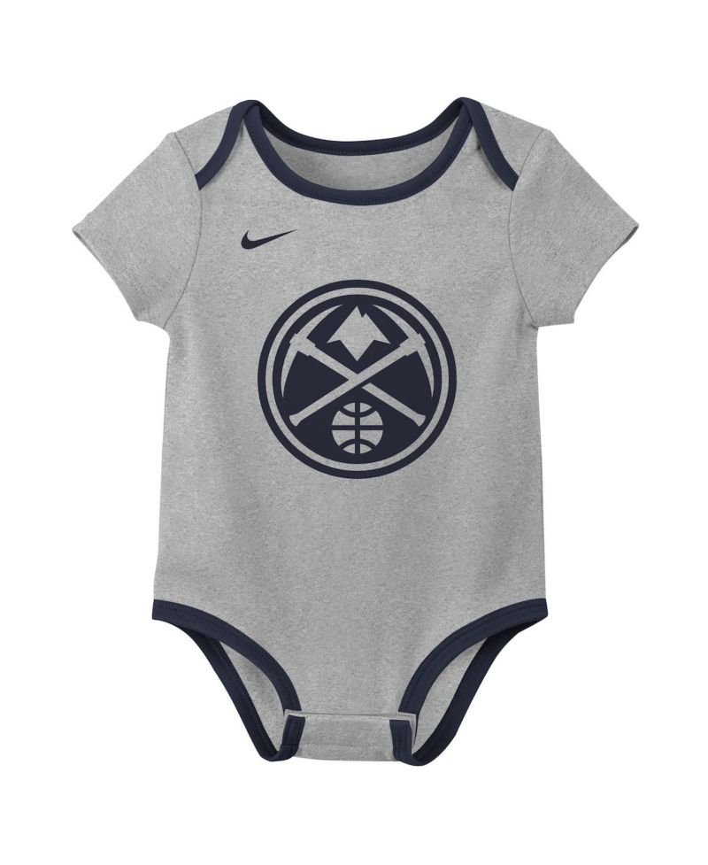 Baby Boys and Girls 2-Piece Denver Nuggets Bodysuit Set