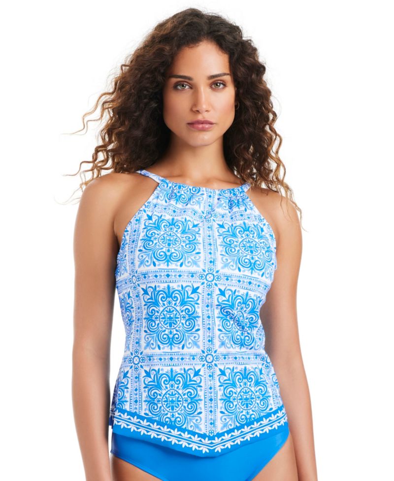 Women's High-Neck Tankini Swim Top