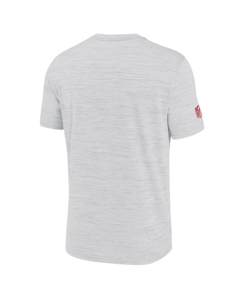Men's Ash Kansas City Chiefs Sideline Velocity Performance T-Shirt