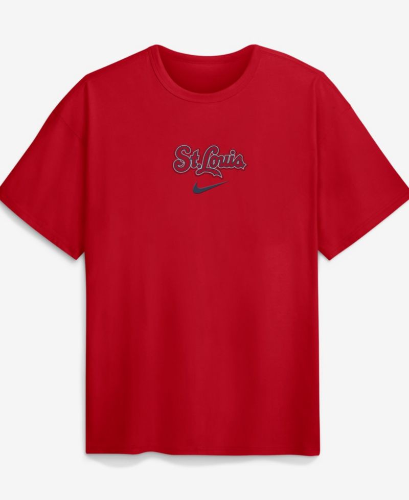 Men's Red St. Louis Cardinals City Name Max90 T-Shirt