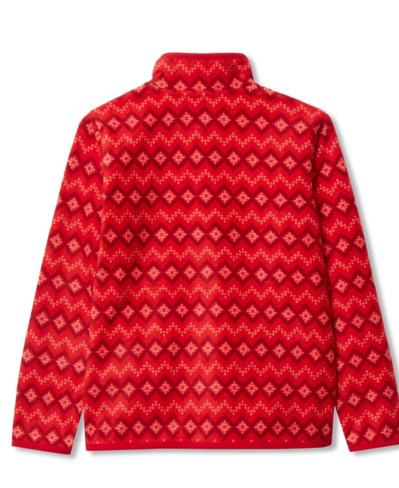 Kids Anyweather Fleece Snap Neck Pullover