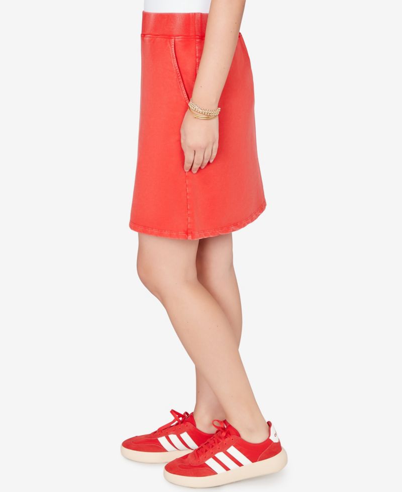 Petite French Terry Pull-On Skort
