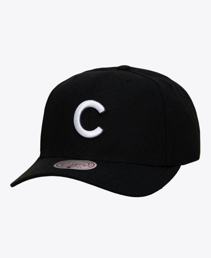 Men's Black Chicago Cubs Pro Crown Snapback