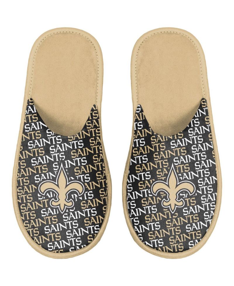 Youth Boys and Girls New Orleans Saints Team Scuff Slippers