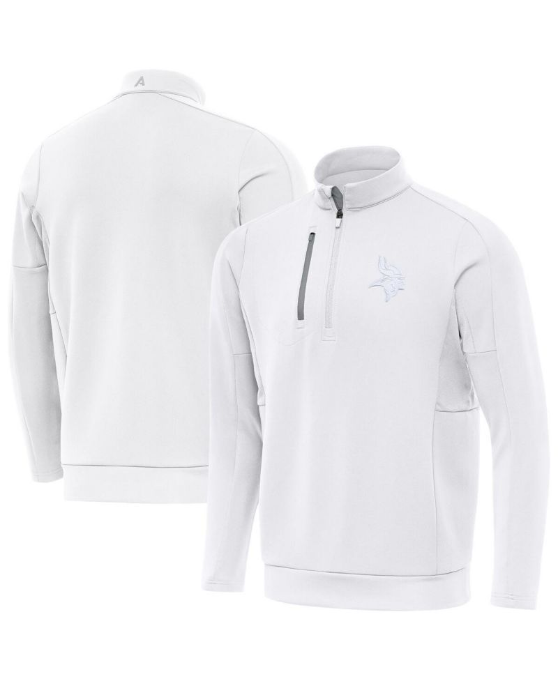 Men's White Minnesota Vikings Generation Quarter-Zip Sweatshirt