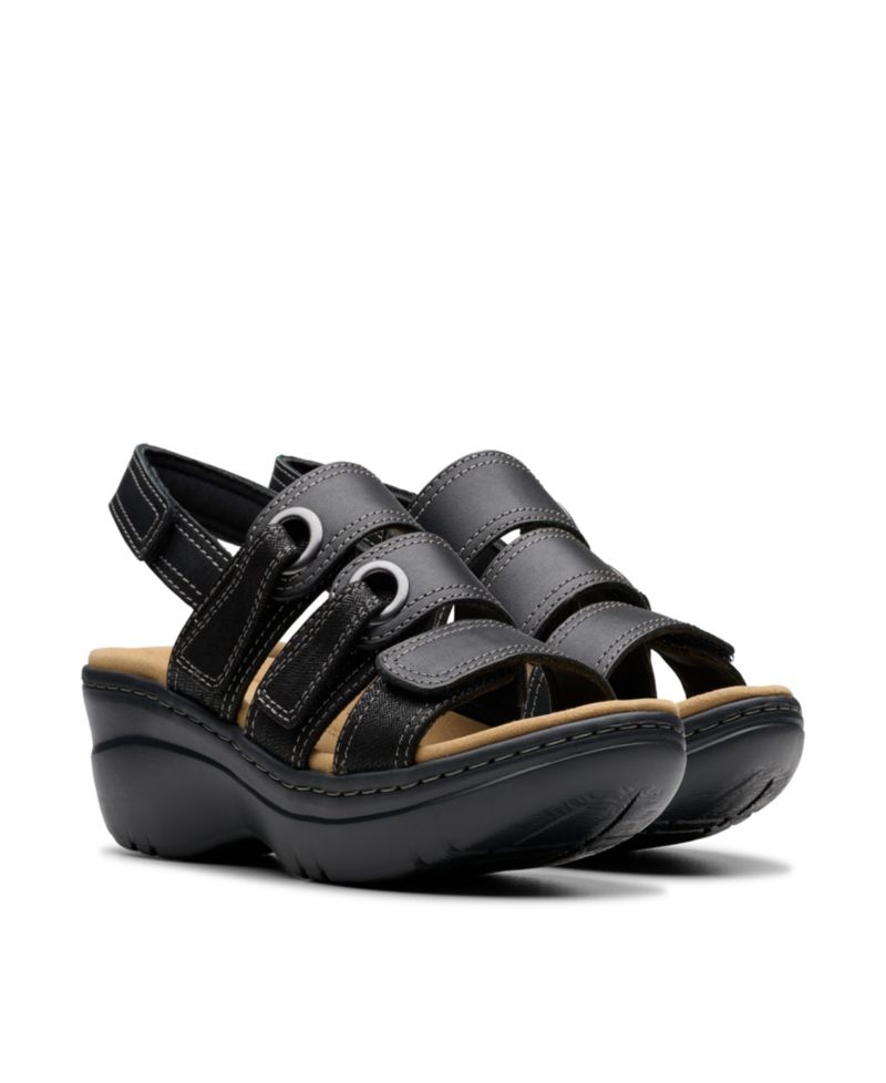 Merliah2 Bali Wedge Leather Casual Sandals