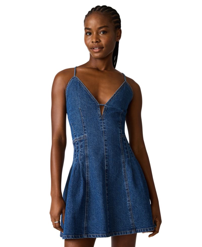 Women's Dianne Sleeveless Denim Mini Dress