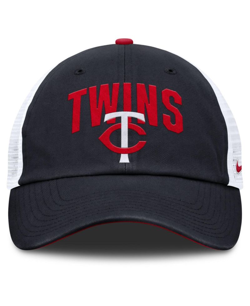 Men's Navy Minnesota Twins Primetime Club Adjustable Trucker Hat