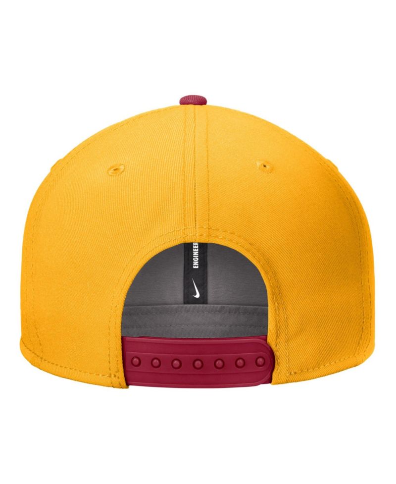 Men's Gold Iowa State Cyclones Vintage Script Pro Dri-FIT Snapback Hat