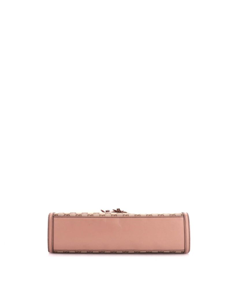 Large Emily Chain Flap Shoulder Bag GG Canvas and Leather