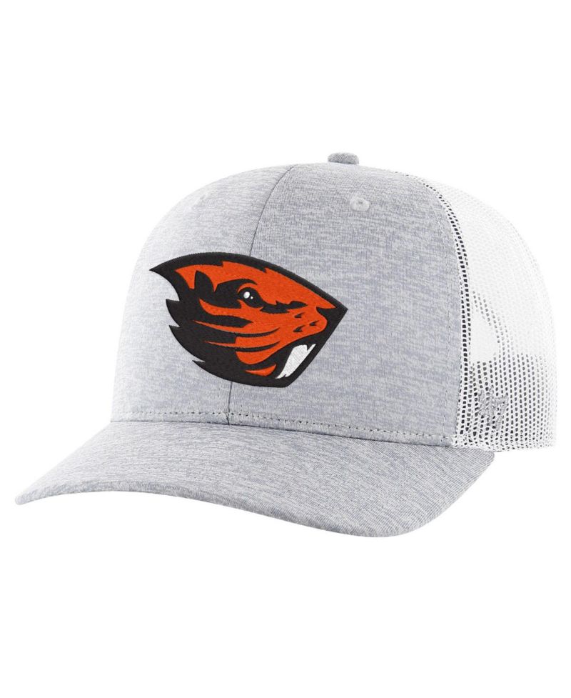 Men's Gray Oregon State Beavers Harrington Trucker Adjustable Hat