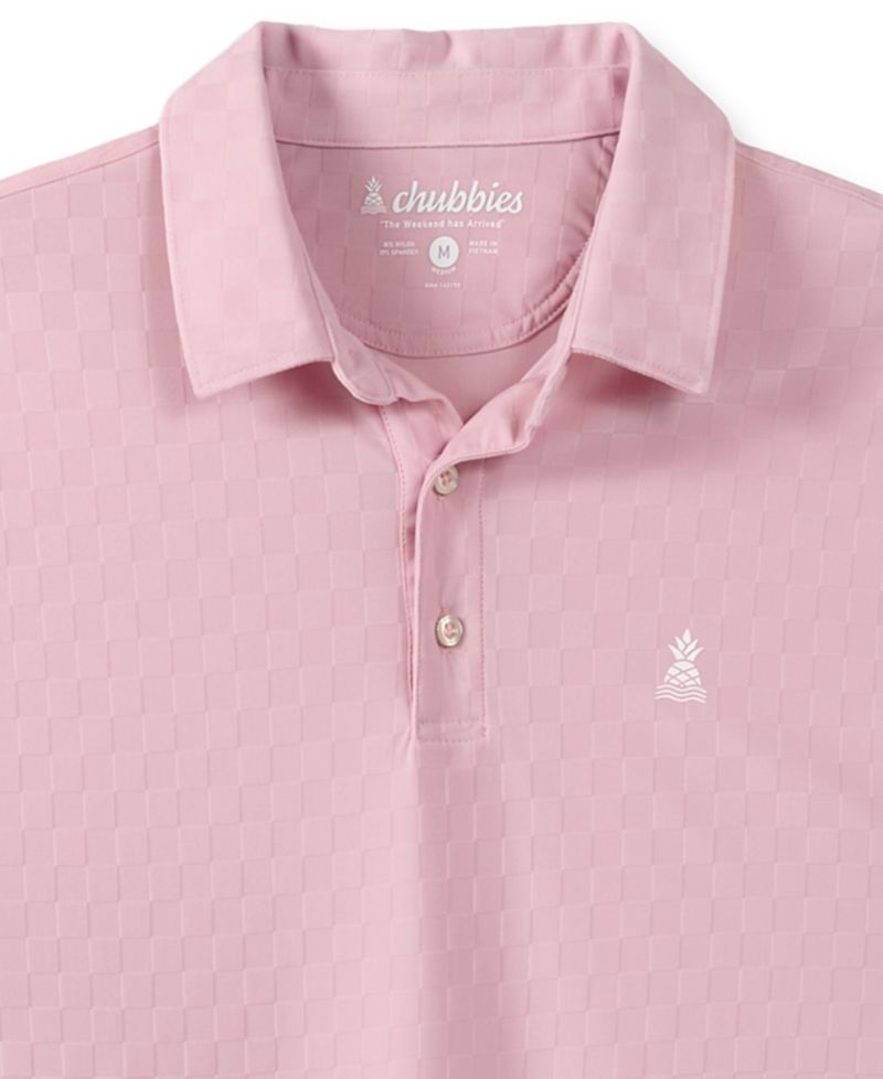 Men's Blushes Textured Regular-Fit Polo Shirt