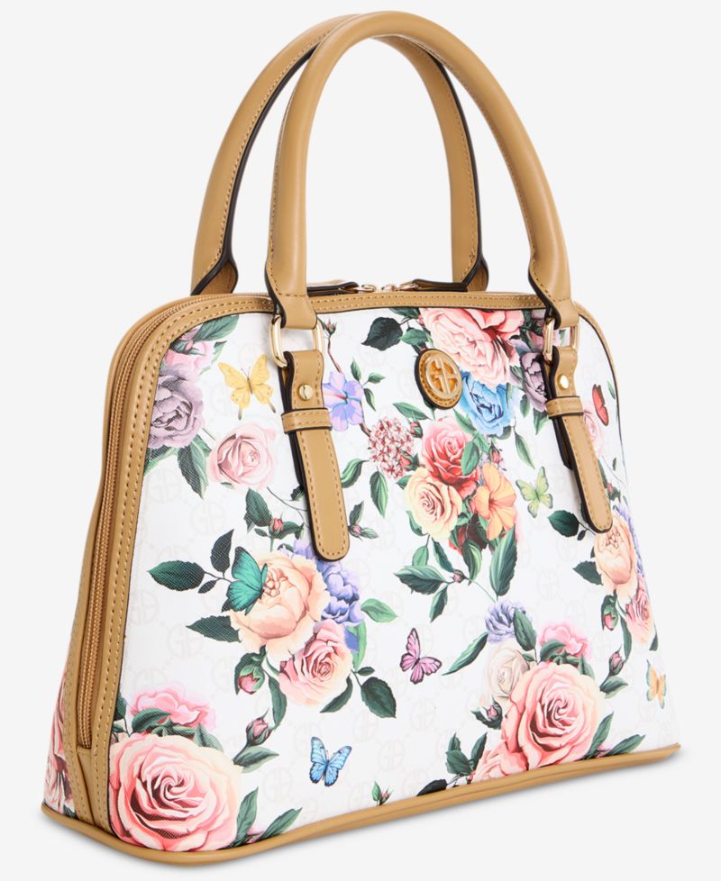 Floral Dome Satchel